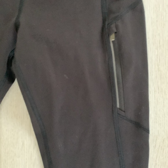 Athleta Rainier 7/8 S Black Leggings gym exercise size‎ S pockets - Picture 6 of 12